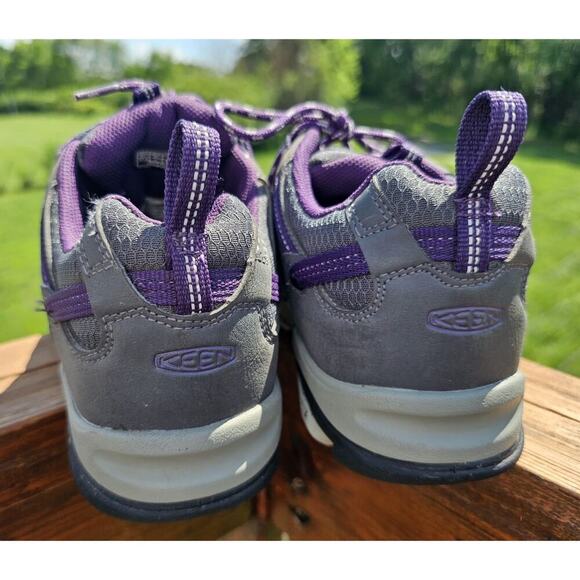 KEEN "Saltzman" Hiking Shoes Women's Size 7 Charcoal & Purple - Picture 5 of 9